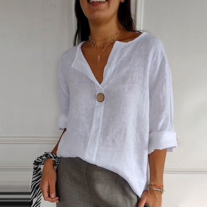 VittoriaBianchi Elegante Katoenen Blouse