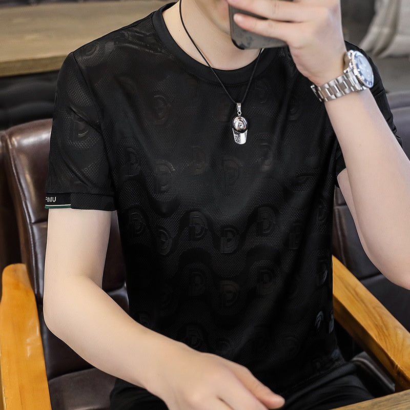 GiorgioAlessi Zijden Korte Mouw