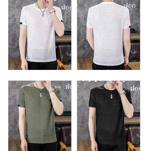 GiorgioAlessi Zijden Korte Mouw