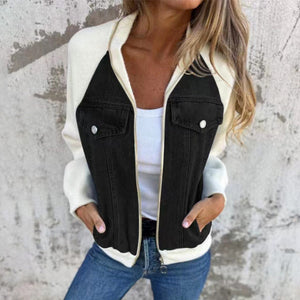 SofiaVitale Denim Splicing-jack