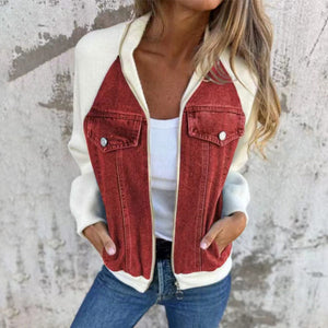 SofiaVitale Denim Splicing-jack
