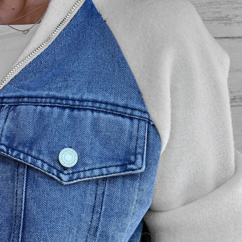 SofiaVitale Denim Splicing-jack