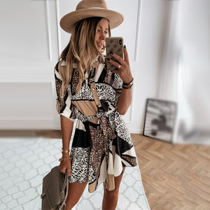 MichelaBellini  Minirok met print