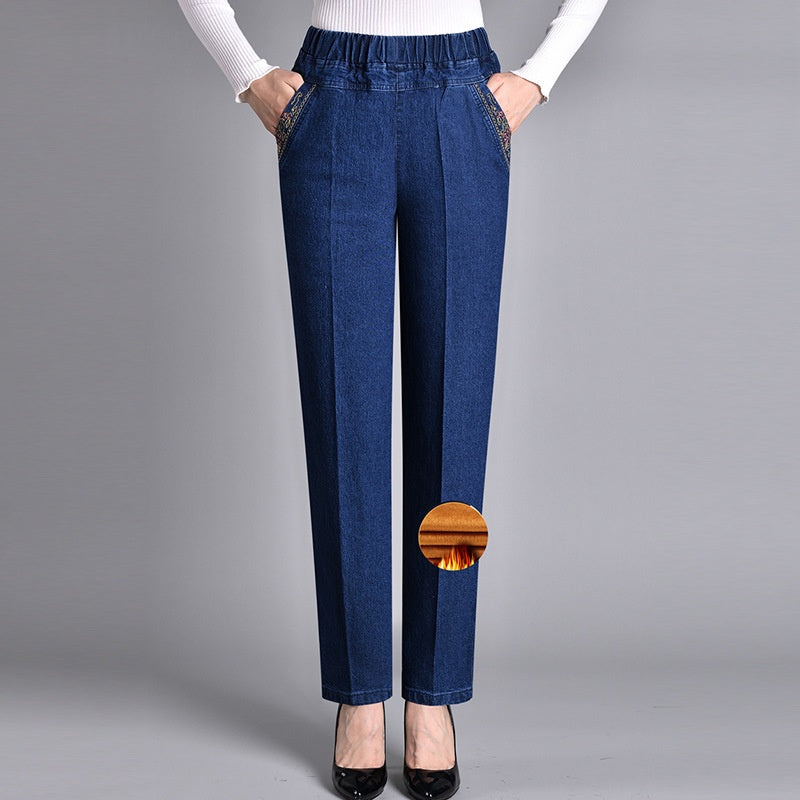 VittoriaCosta Volledig Elastische Taille Jeans