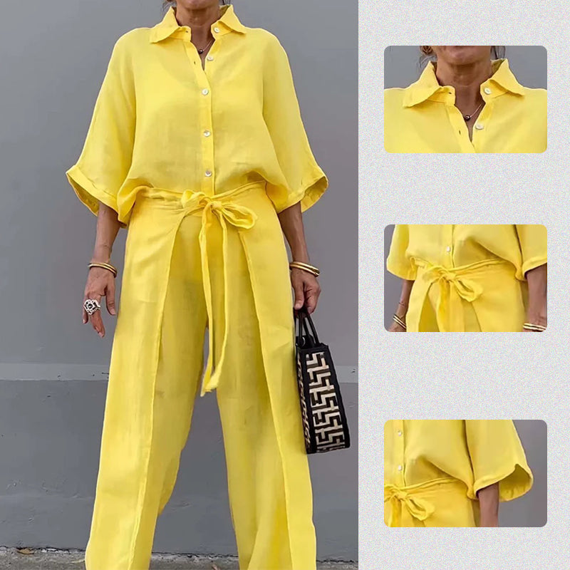 LeoMoretti Koordbroek 2-delig