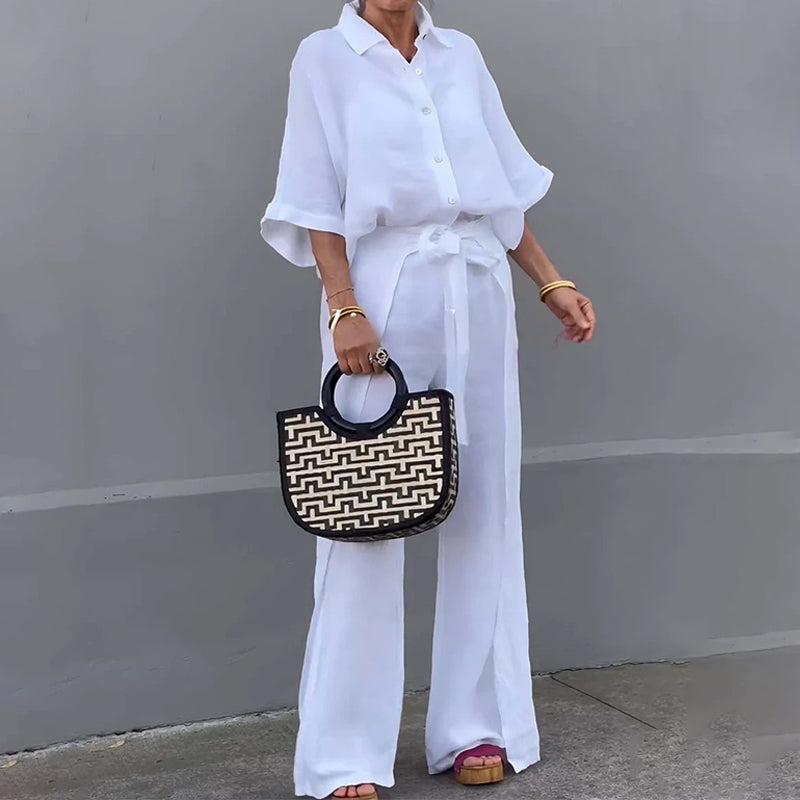 LeoMoretti Koordbroek 2-delig