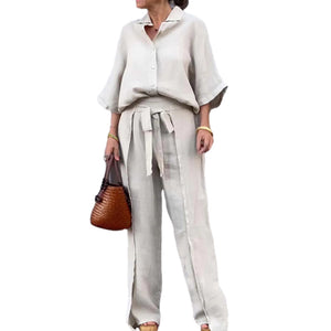 LeoMoretti Koordbroek 2-delig