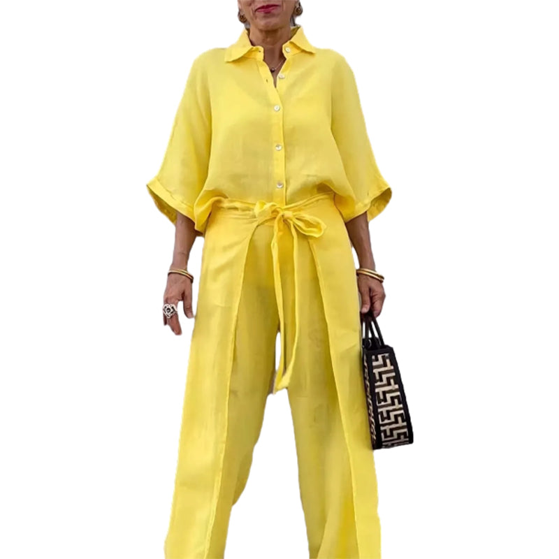 LeoMoretti Koordbroek 2-delig