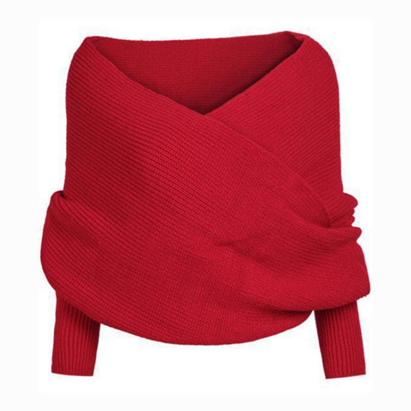 LiviaRossi Sweater Sjaal met Mouwen