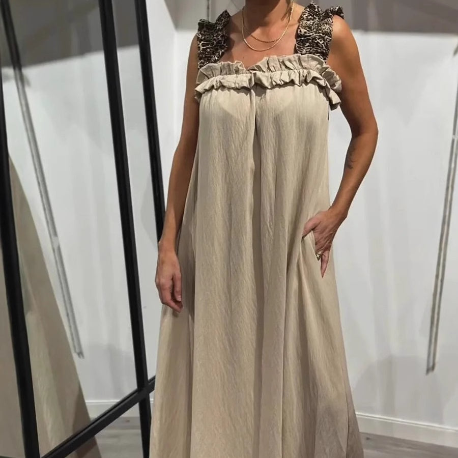 Isabella – Ademend Mouwloos Jurkje met Zakken voor Dames