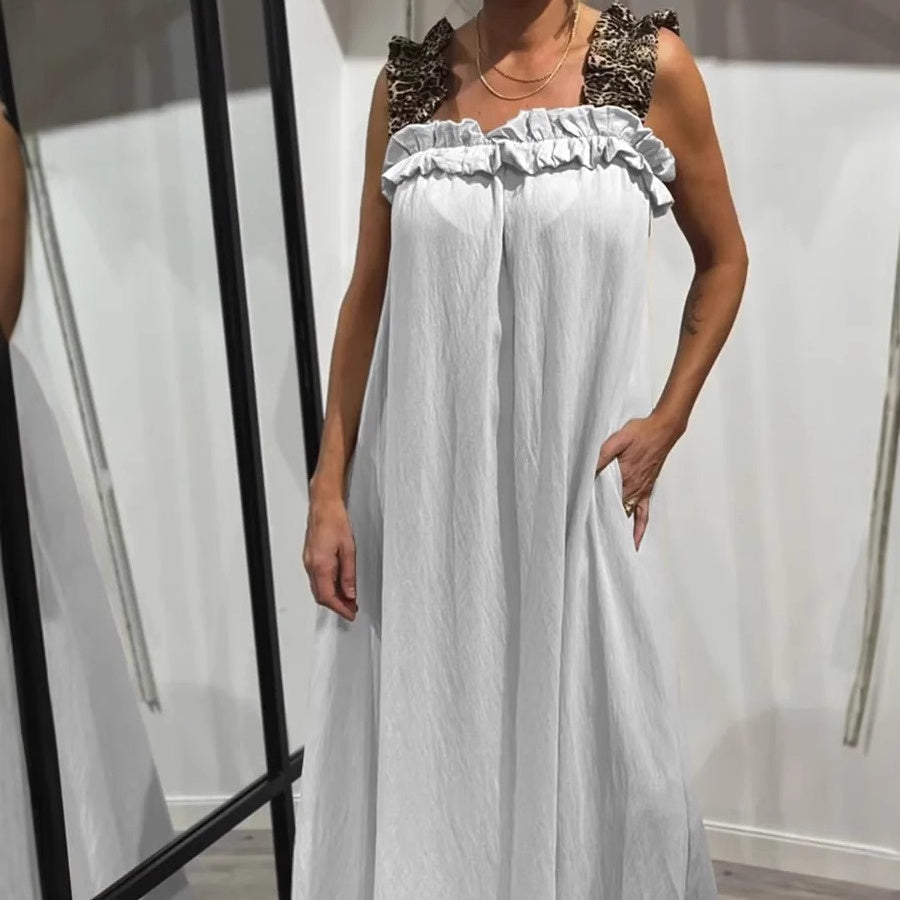 Isabella – Ademend Mouwloos Jurkje met Zakken voor Dames