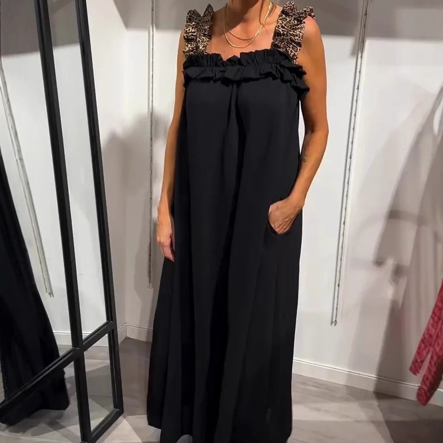 Isabella – Ademend Mouwloos Jurkje met Zakken voor Dames