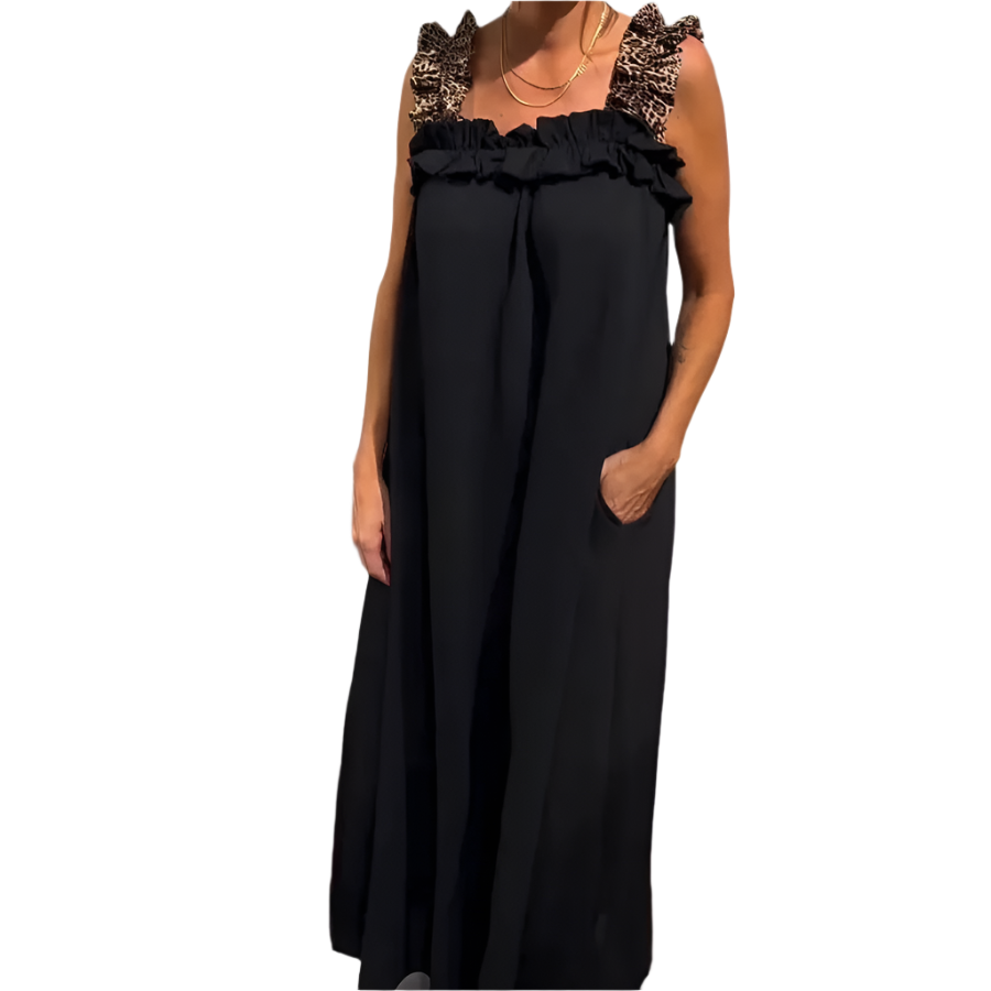 Isabella – Ademend Mouwloos Jurkje met Zakken voor Dames