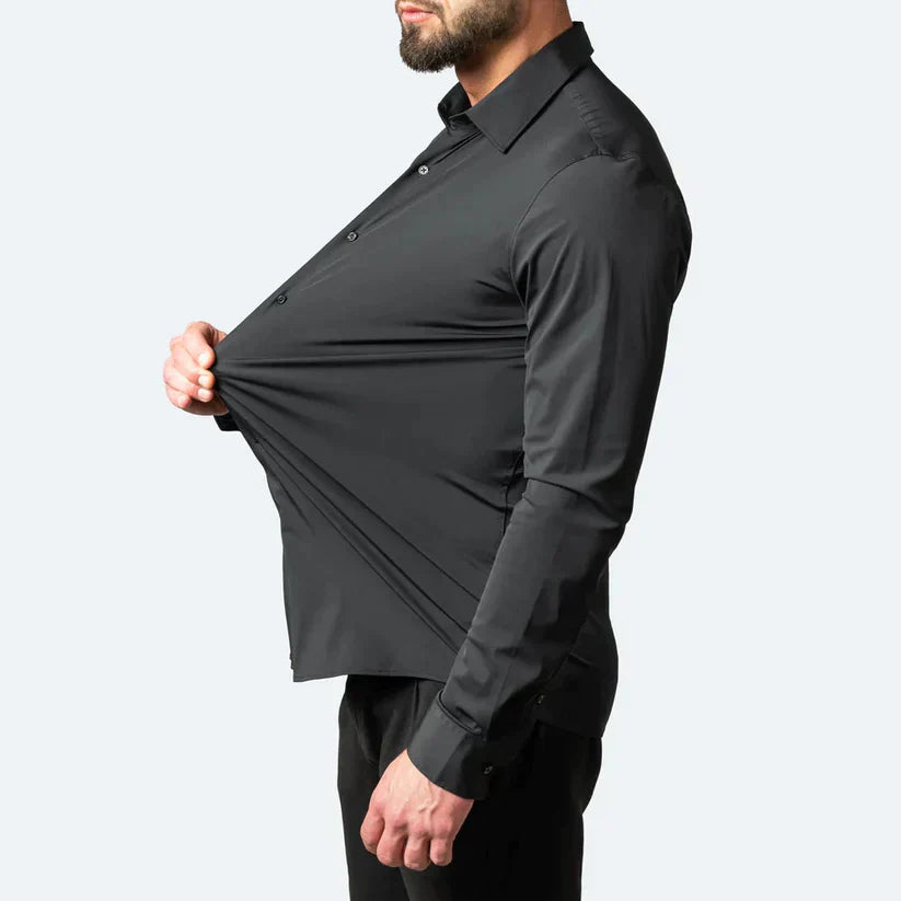 Giovanni – Comfortabele Stretch Overhemd voor Mannen