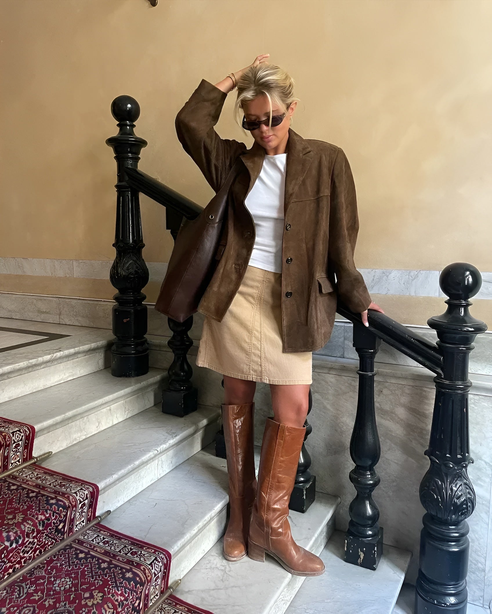 Alessandra – Veelzijdige Dames Suède Blazer