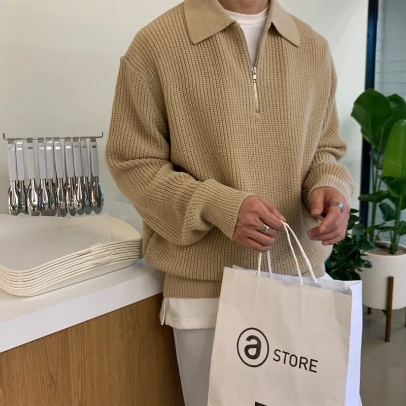 LucaFerraro Clint Halfzip Trui