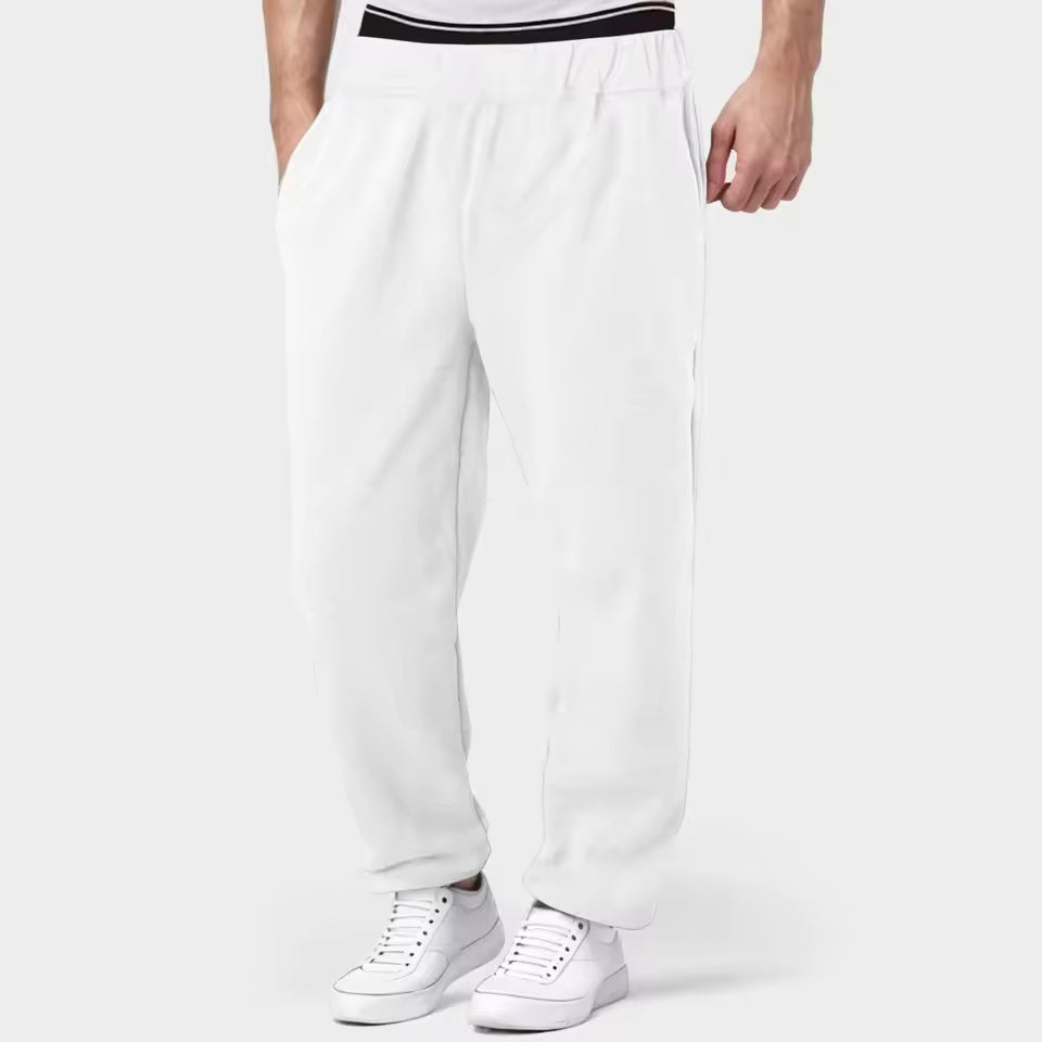 Lorenzo – Heren Sweatpants met Fleece Voering en Rechte Pijp