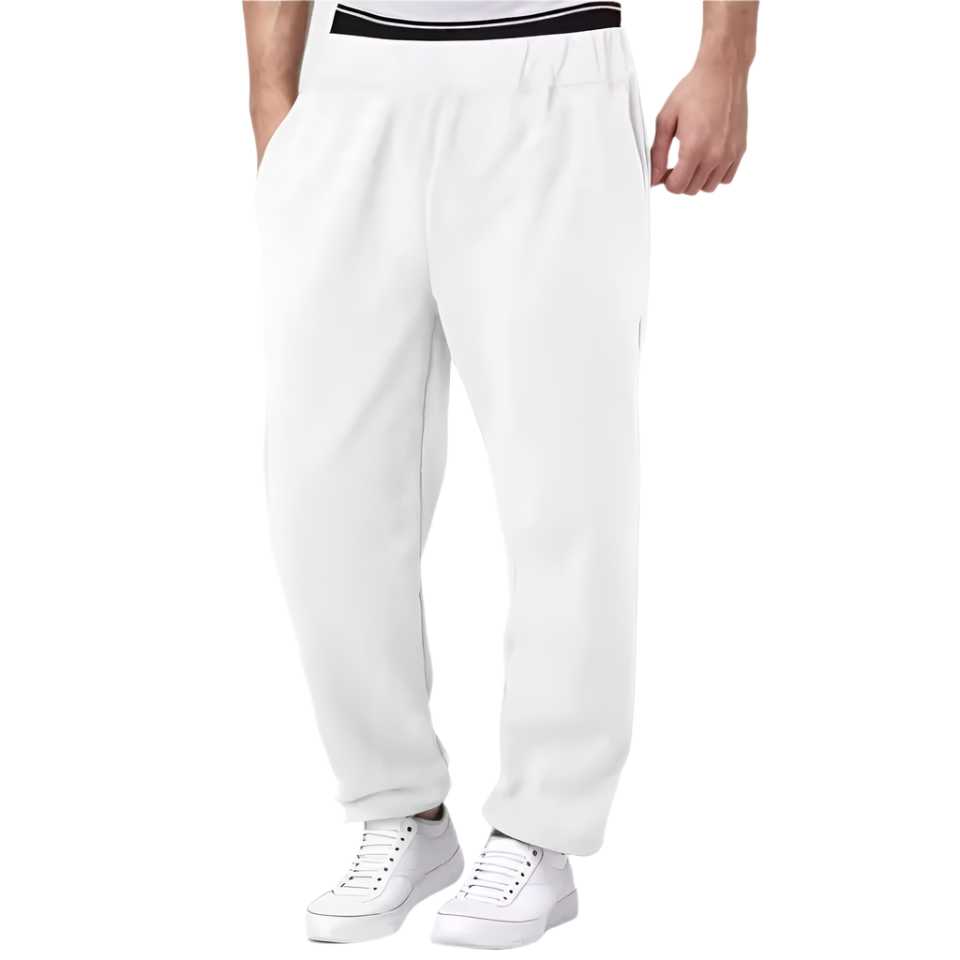 Lorenzo – Heren Sweatpants met Fleece Voering en Rechte Pijp