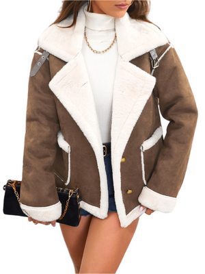 Giulia – Elegante Teddy Winterjas voor Dames