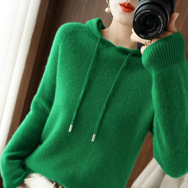 Sophia – Luxe Cashmere Hoodie voor Dames