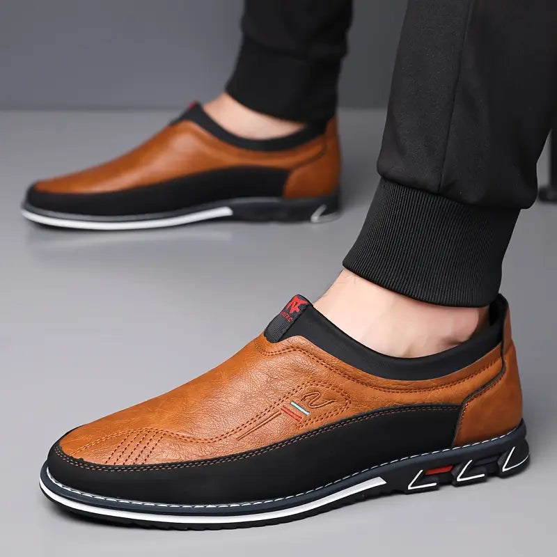 Diony – Leren Slip-On Loafers voor Heren