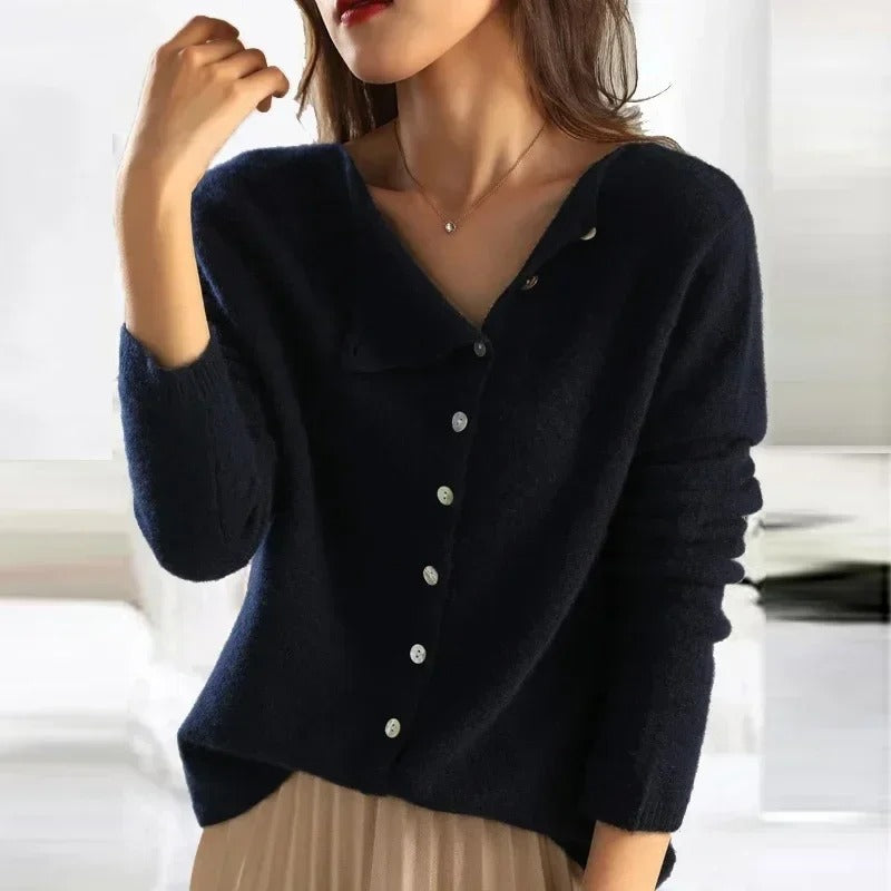 Isabella – Elegante Dames Vest Met Knoopsluiting