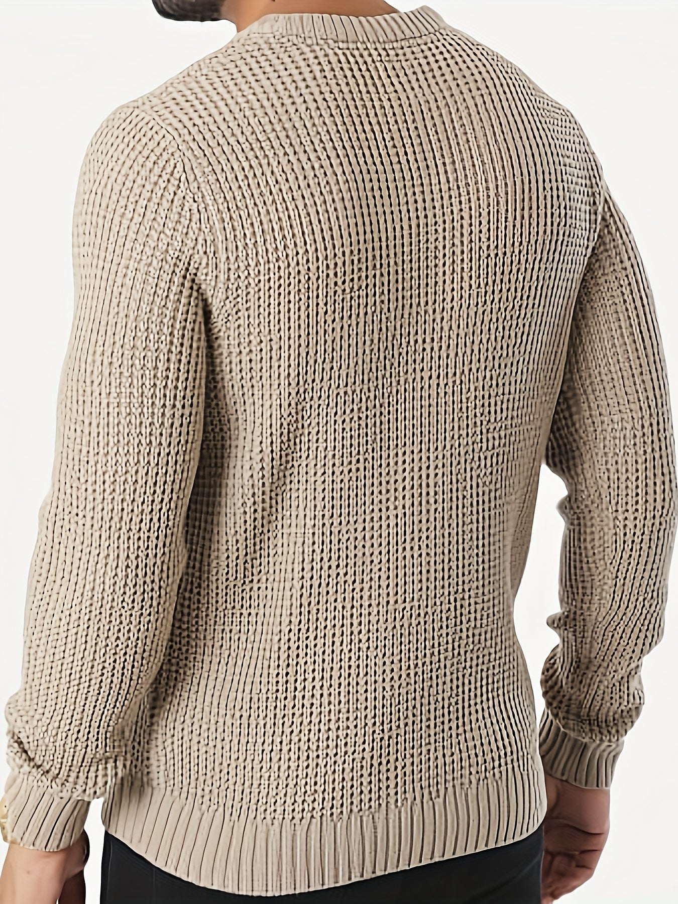 Israel – Gestreepte Slim Fit Heren Trui voor de Herfst