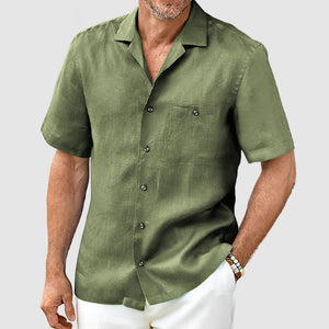 FabioRossetti Heren Casual Pocket Overhemd