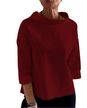 Isabella – Elegante Dames 3/4 Mouwen Top