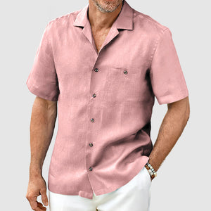 FabioRossetti Heren Casual Pocket Overhemd