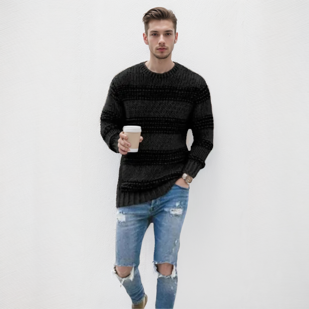Luca – Heren Comfortabele Gebreide Trui