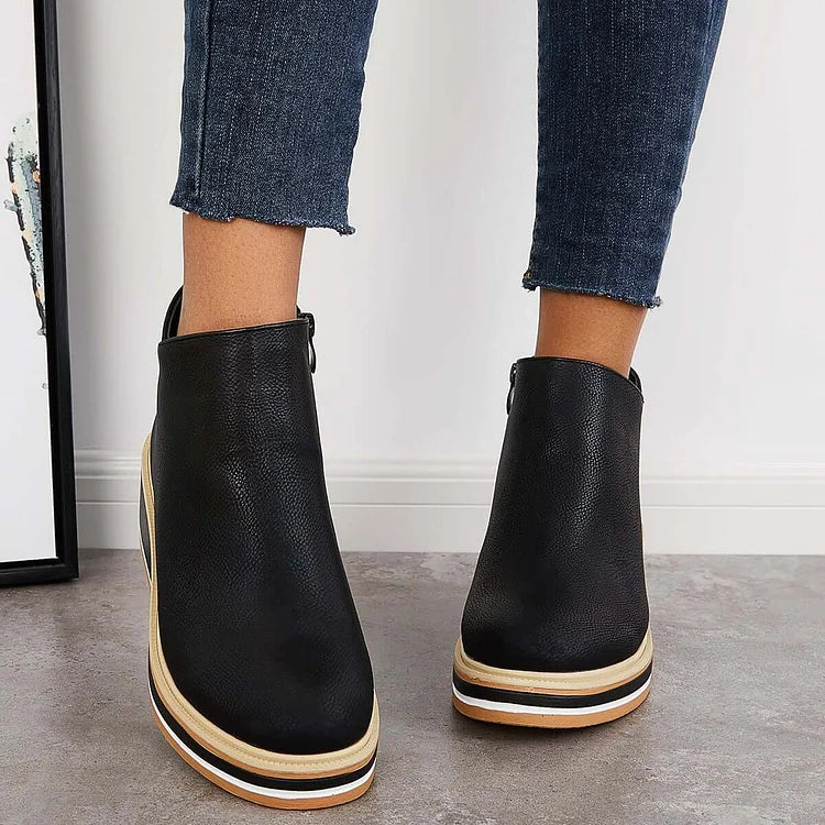 Casey – Dames PU Leren Comfortschoenen