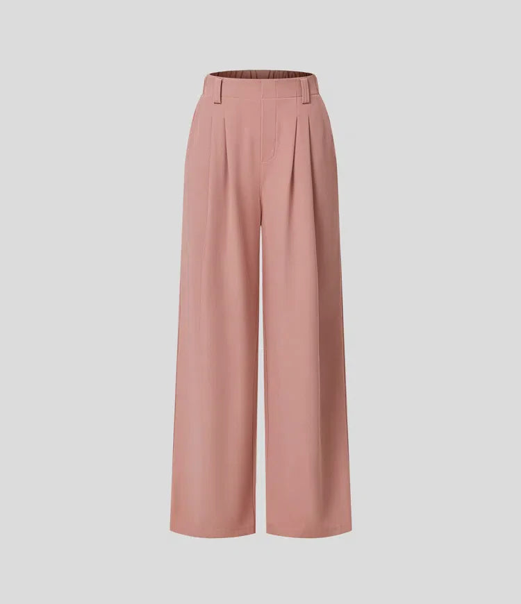 Sinfonia™ Comfort ontmoet moeiteloze stijl in een casual broek met hoge taille