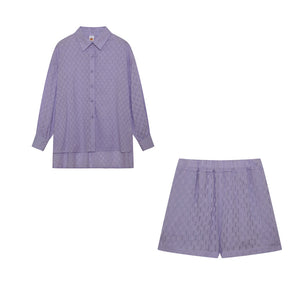 Chiara – Luchtige Dames Set van Blouse en Shorts