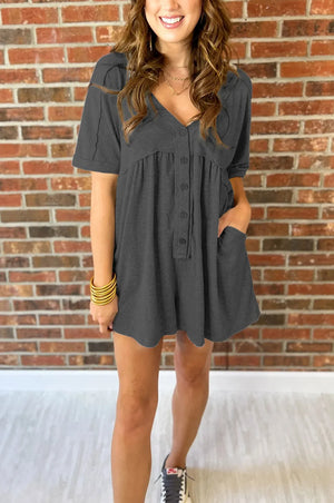 PaoloRossini V-Hals Knoop Romper