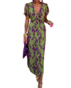 Isabella – Elegante Bloemenprint Midi Jurk voor Dames