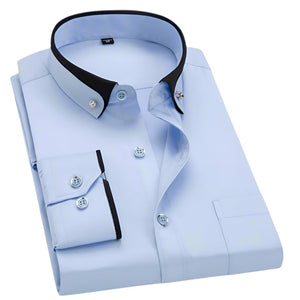 Edward – Comfortabele Heren Stretch Overhemd