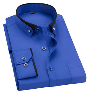 Edward – Comfortabele Heren Stretch Overhemd