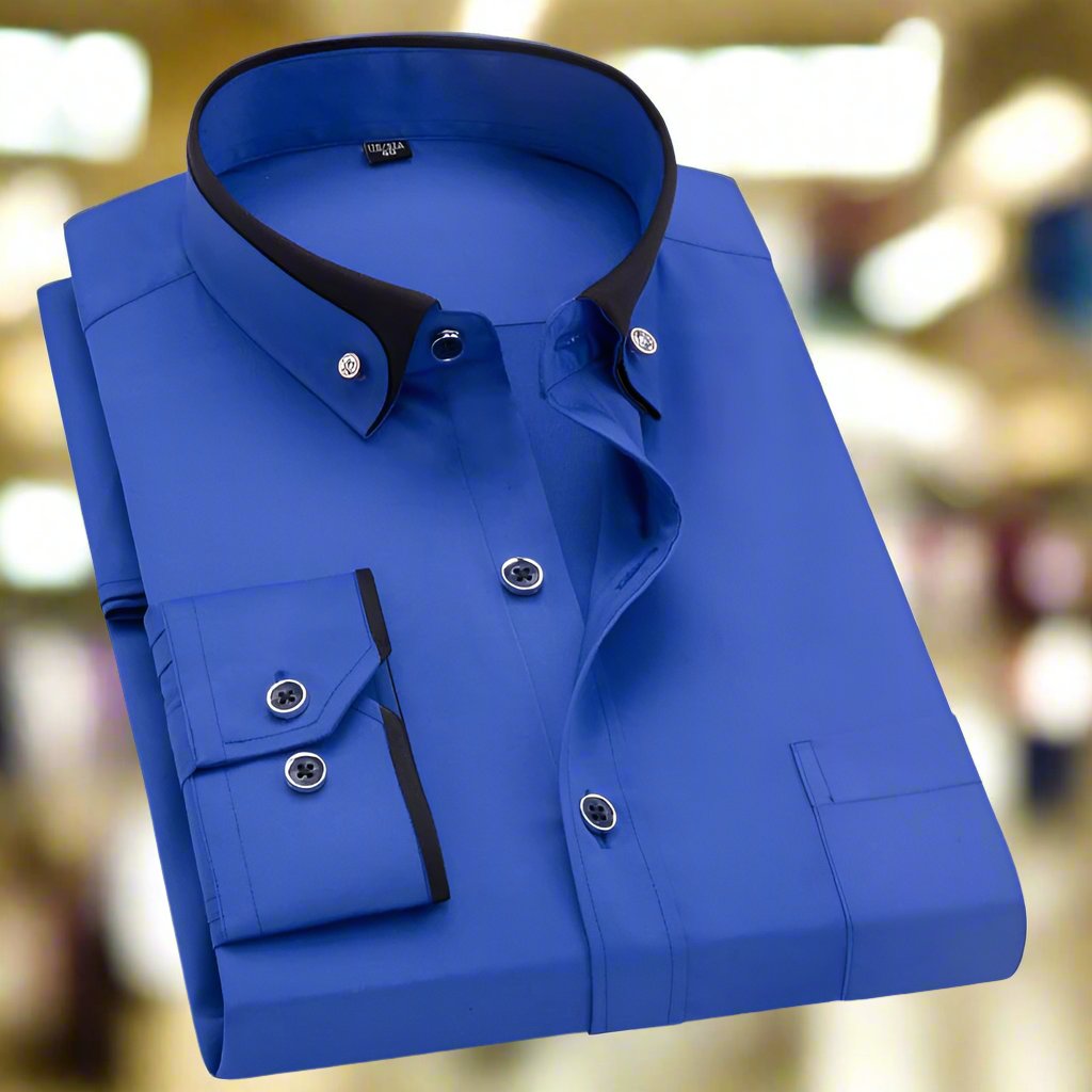 Edward – Comfortabele Heren Stretch Overhemd