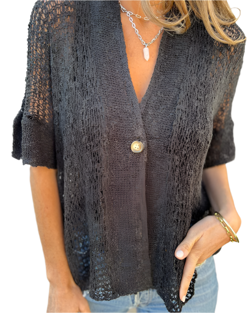 Hannah – Elegante Dames Top van Zachte Gebreide Stof