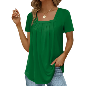 Giulia – Elegante Geplooide Damesblouse