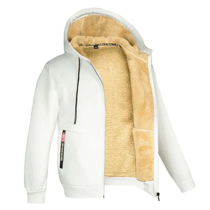 Lorenzo – Heren Fleece Zip Hoodie
