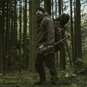 Paolo Heren Vintage Vetersluiting Hoodie