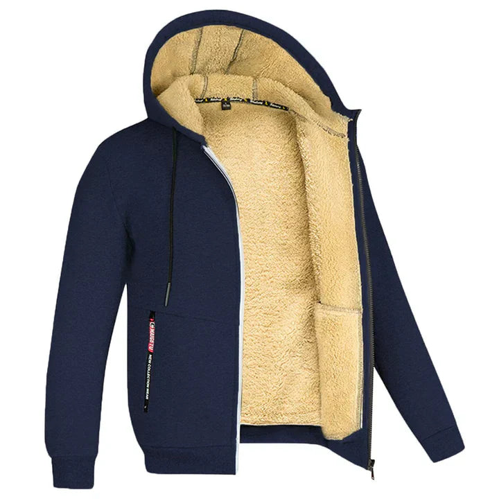 Lorenzo – Heren Fleece Zip Hoodie