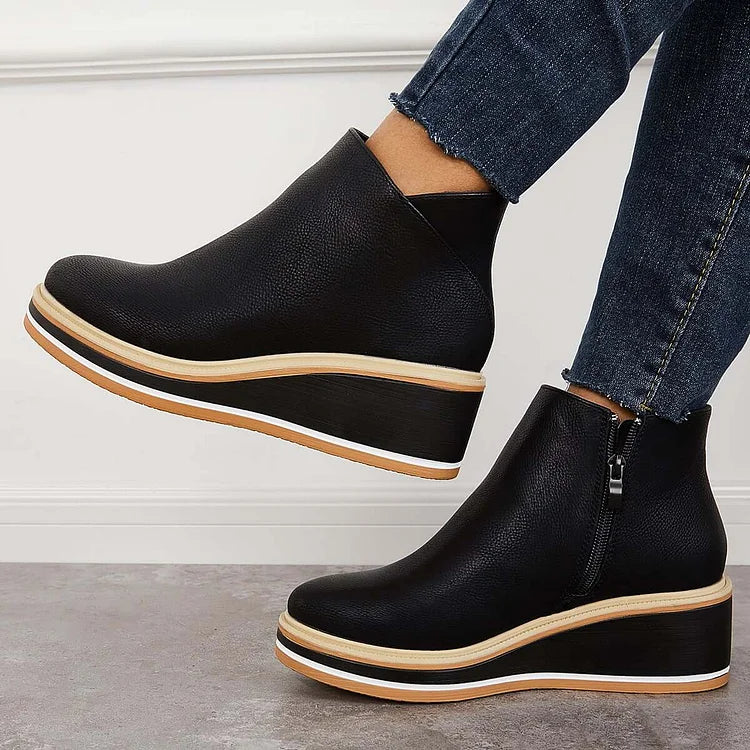 Casey – Dames PU Leren Comfortschoenen