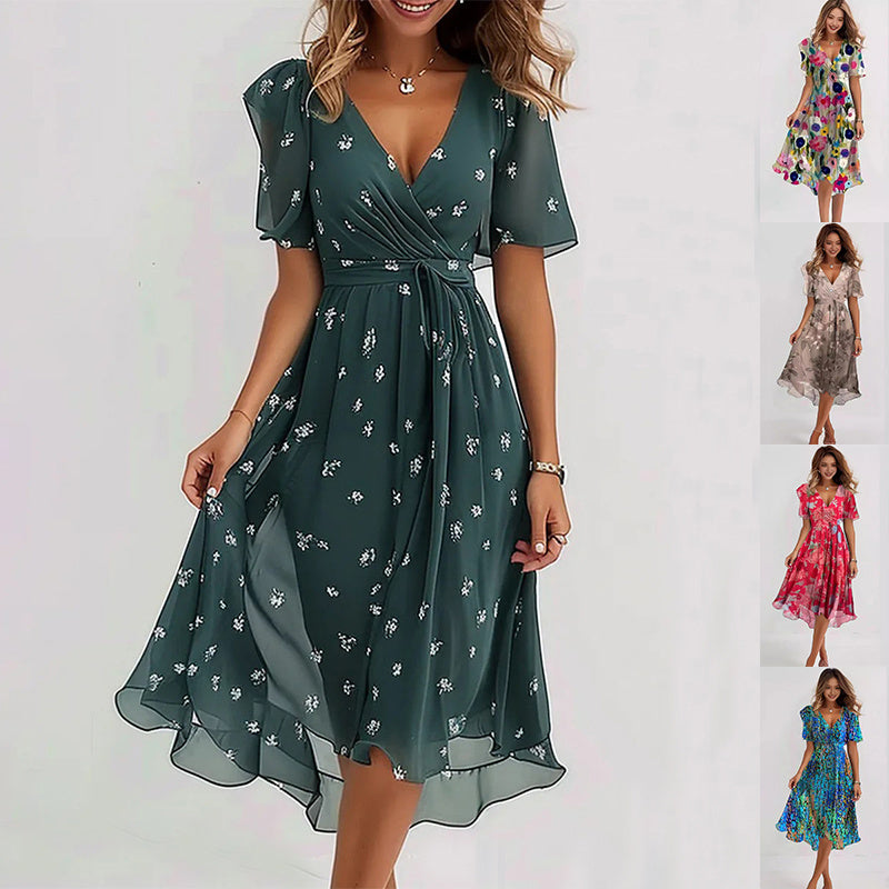 CamillaForti Elegante jurk met korte mouwen
