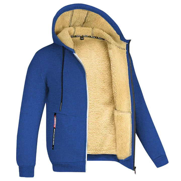 Lorenzo – Heren Fleece Zip Hoodie