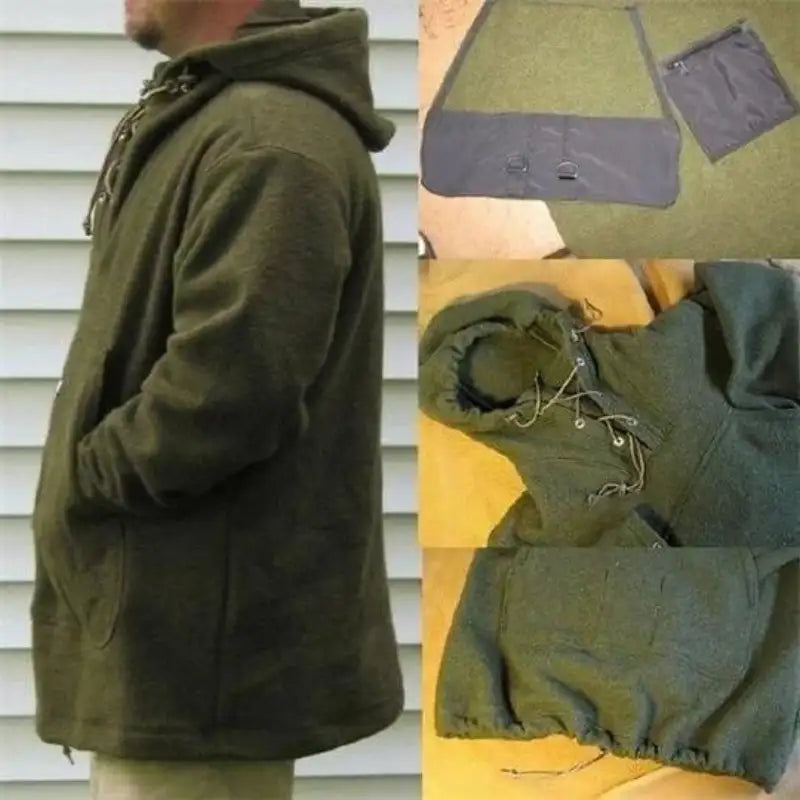 Paolo Heren Vintage Vetersluiting Hoodie