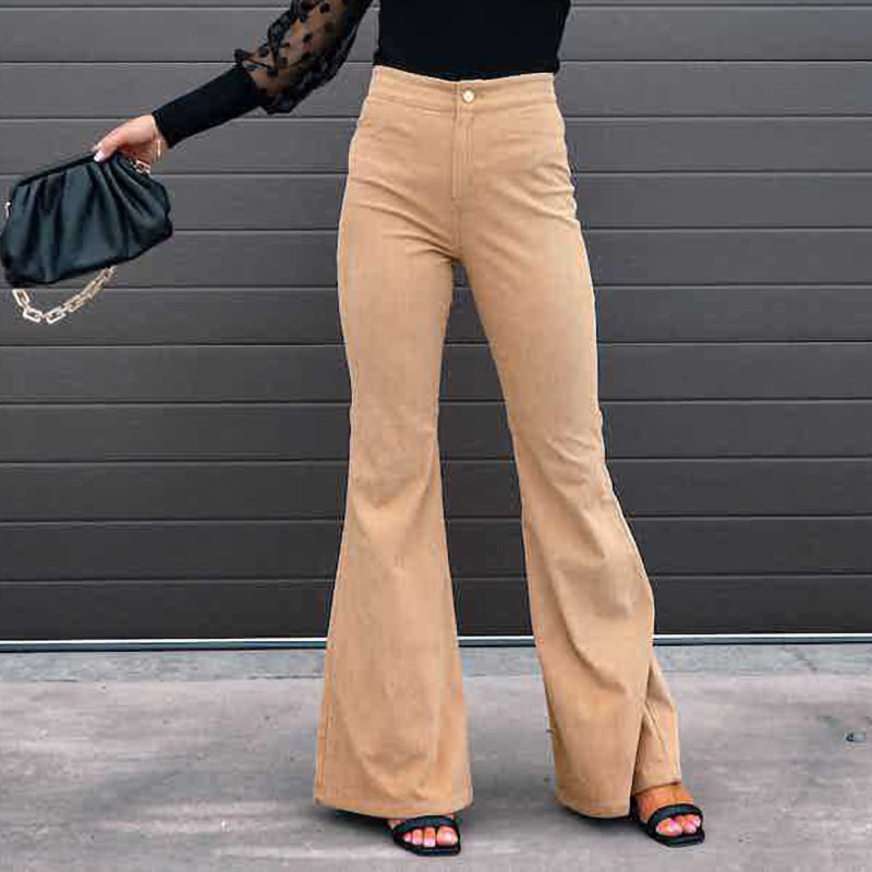 ClaraFabbri Dames Flared Broek Voor Vrouwen