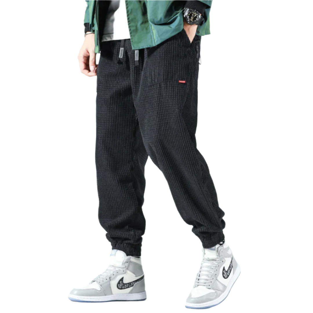 Luca – Stretch-Fit Grijze Casual Broek voor Heren